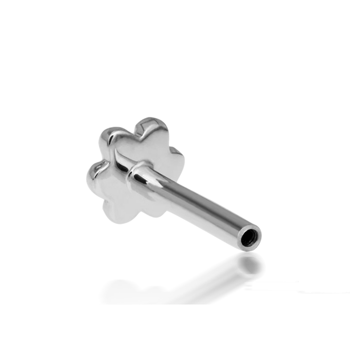 Maria Tash Threaded Large Flower Labret Post /WG