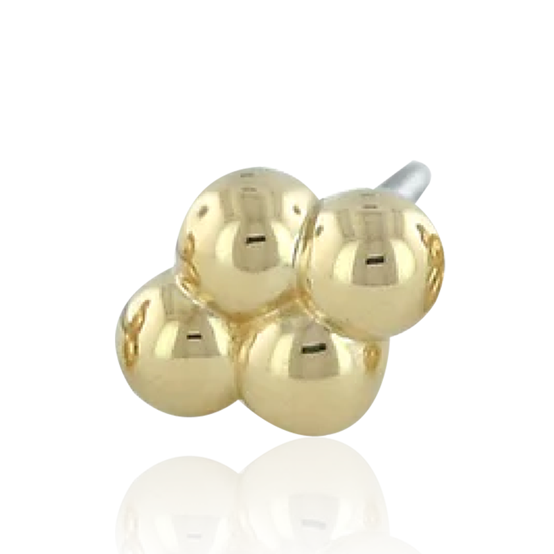4 Bead Cluster /YG