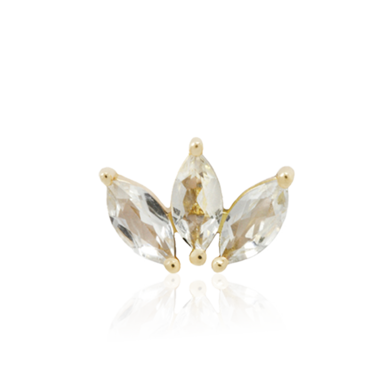 Mini Moet Swarovski CZ /YG