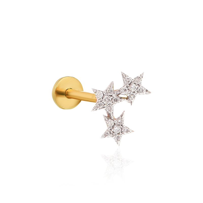 WB 2 Stars 5mm /YG