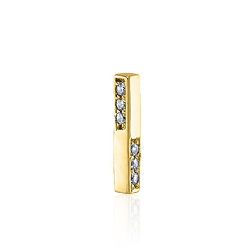 Artemis CZ Threaded End /YG