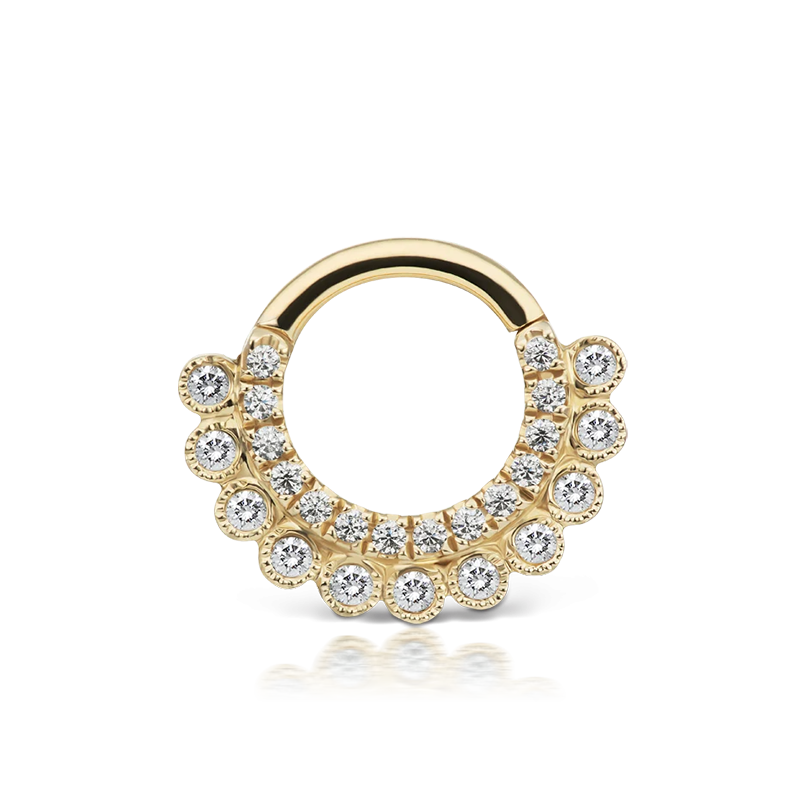 6.5mm Diamond Apsara Clicker /YG
