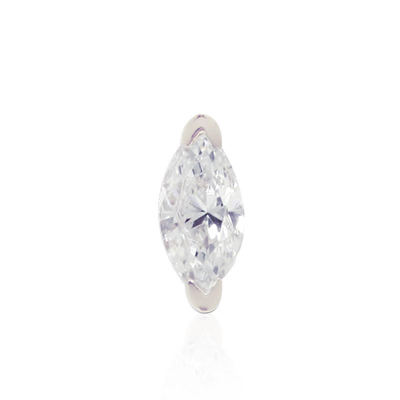 2.5x5mm Zuri Marquise Swarovski CZ /WG