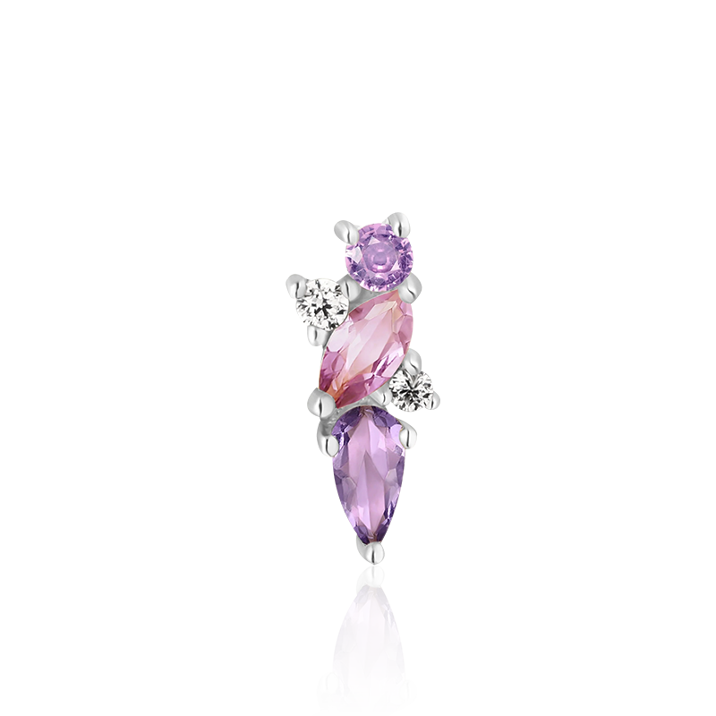 Visionary Amethyst & Pink Sapphire /WG