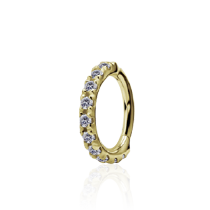 PB 1.2/8mm Ultra Eternity CZ Clicker /YG