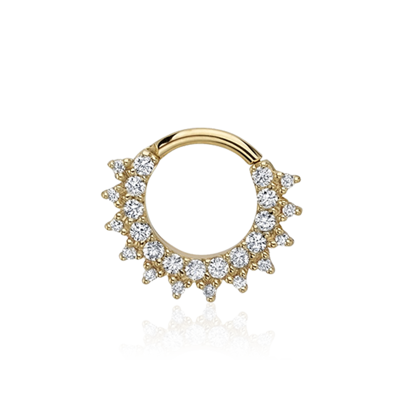 Gem Kolo Ring CZ /YG
