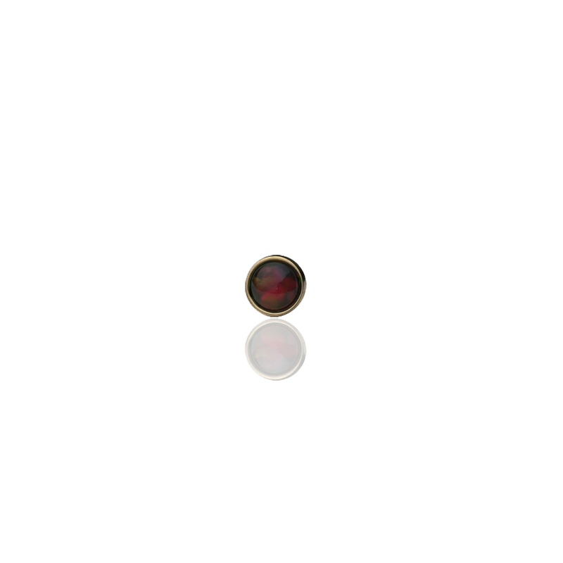 Round Cup Black Opal /YG