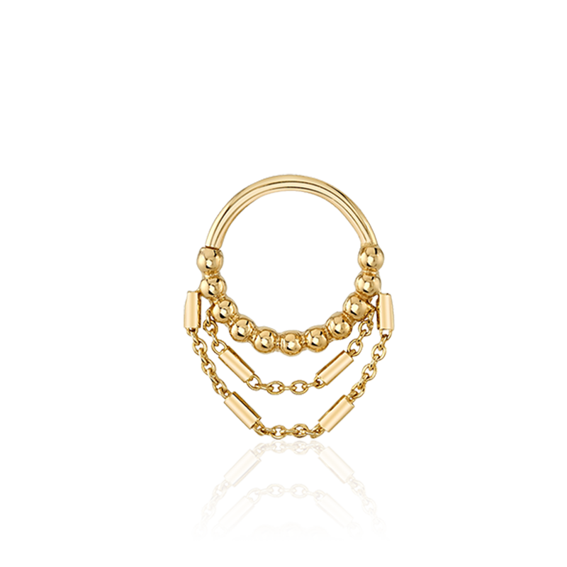 After Dark Seam Ring Ophelia Chains /YG
