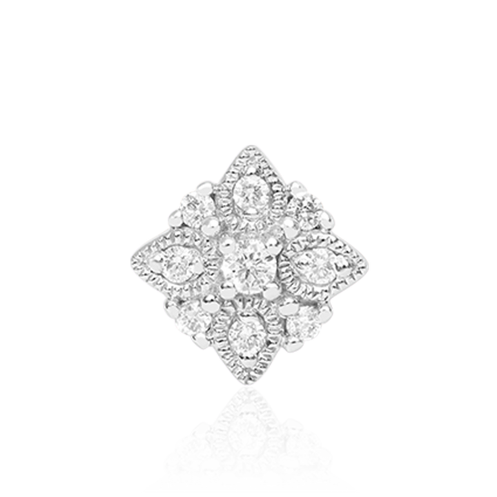 Graphic Flower Diamond /WG
