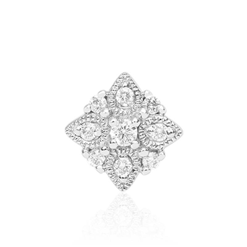 Graphic Flower Diamond /WG