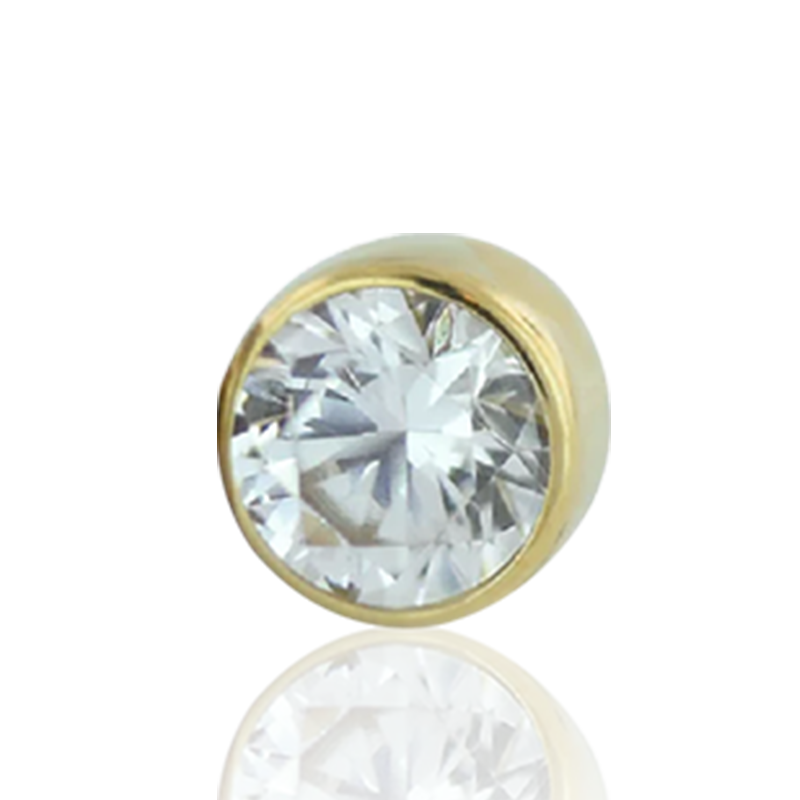 1.5mm Bezel CZ /YG