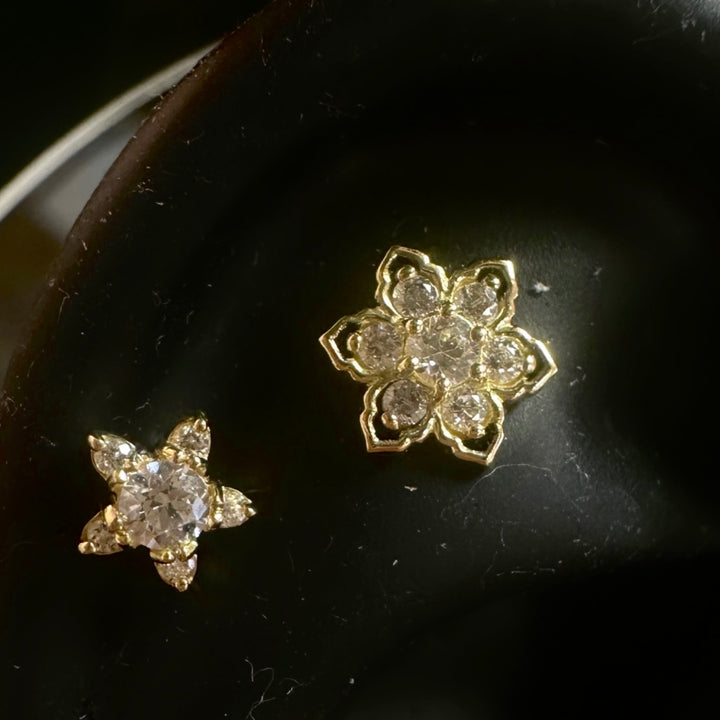 PB 6mm Flower Power Threaded Stud /YG