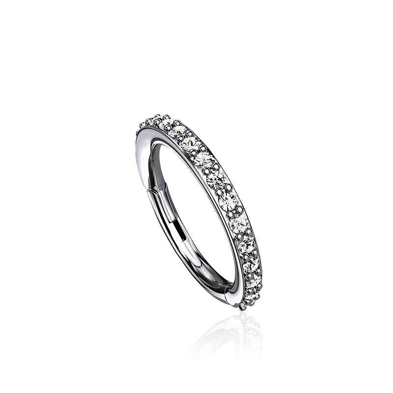 PB 1.2/6mm Eternity CZ Clicker /WG