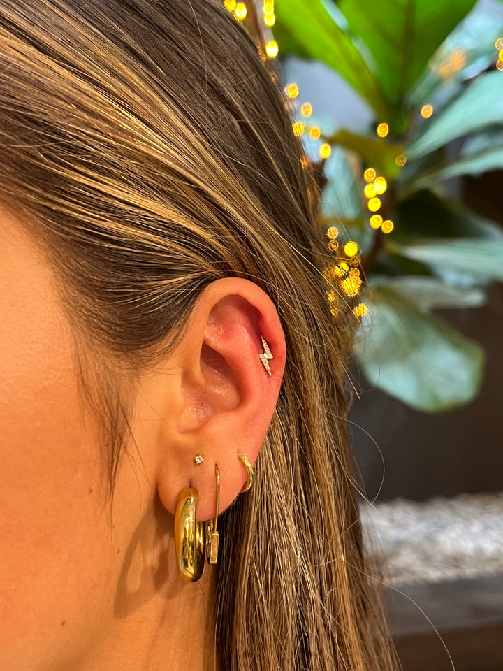 Diamond Lightning Bolt Maria Tash Piercing Boutique