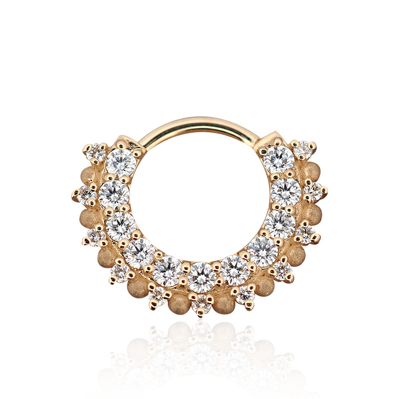 Horizon Ring CZ  /YG