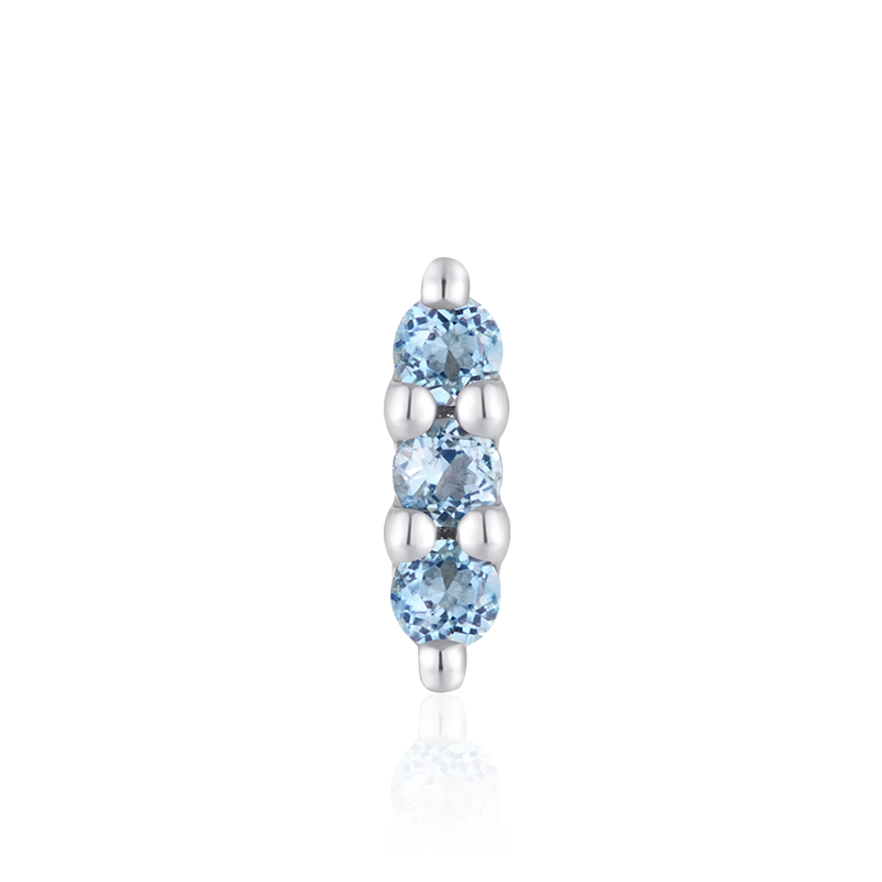 Mishka 3 London Blue Topaz /WG