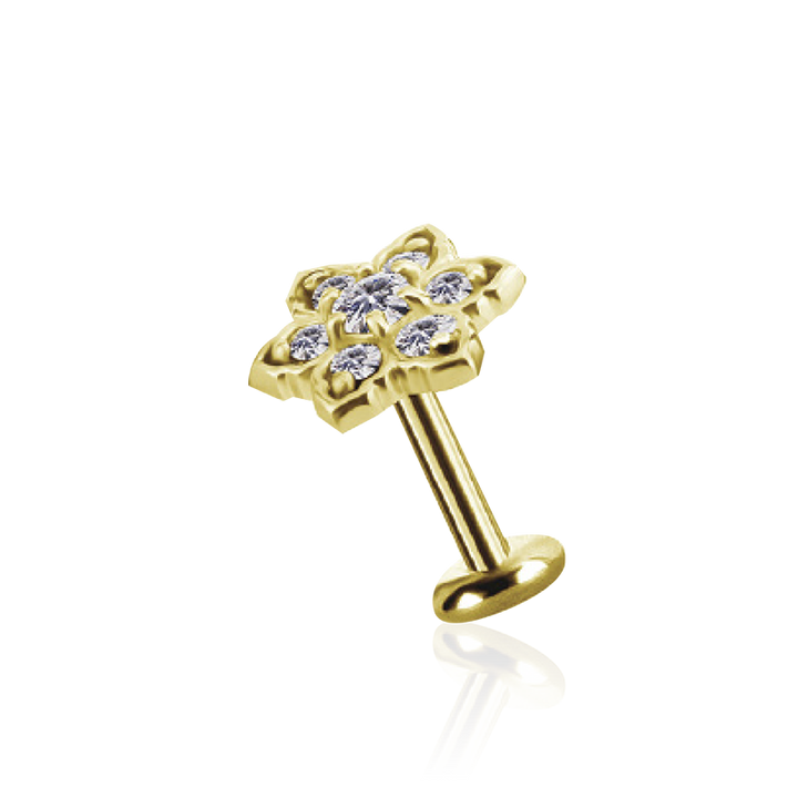 PB 6mm Flower Power Threaded Stud /YG