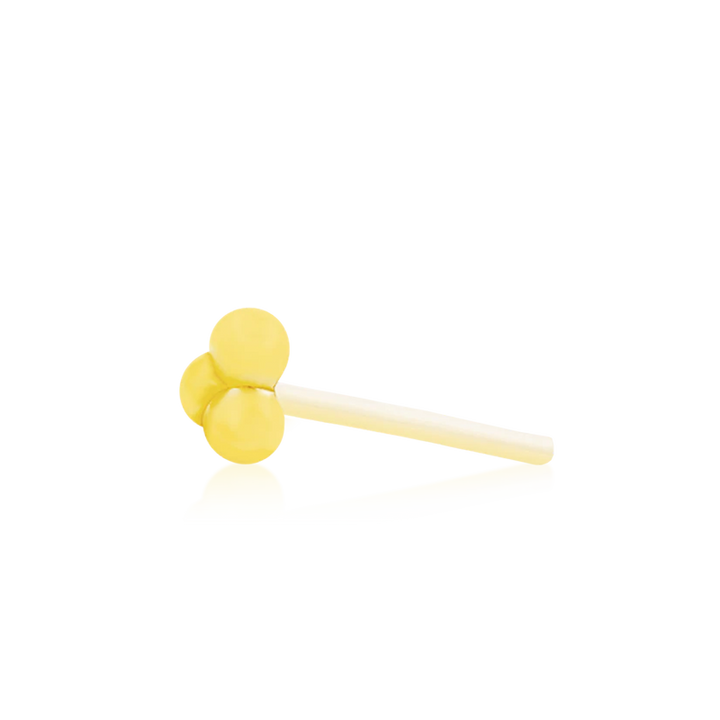 Gold Tri-Bead /YG