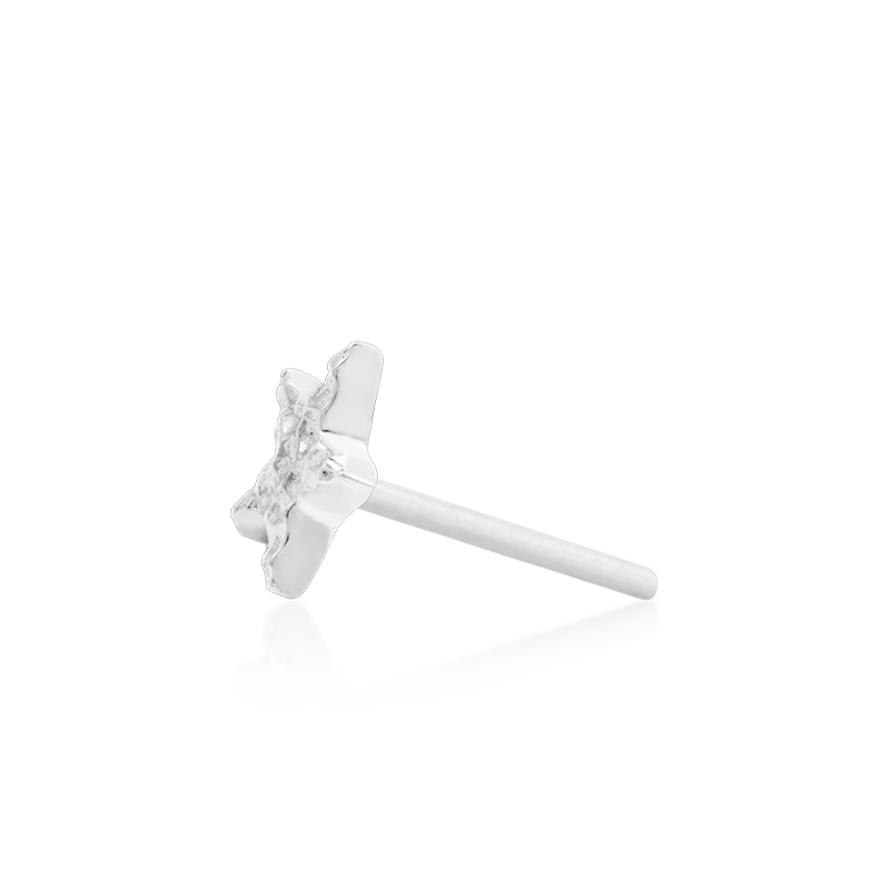 4mm Hammered Star /WG