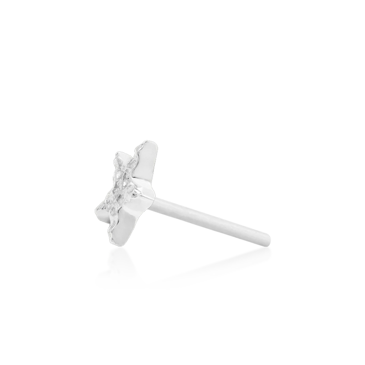 4mm Hammered Star /WG