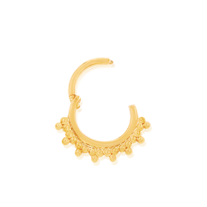8mm Gold Tri-Bead Clicker /YG