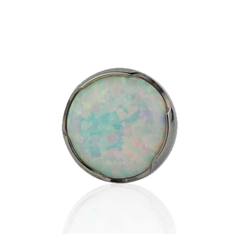 Prong-set Opal