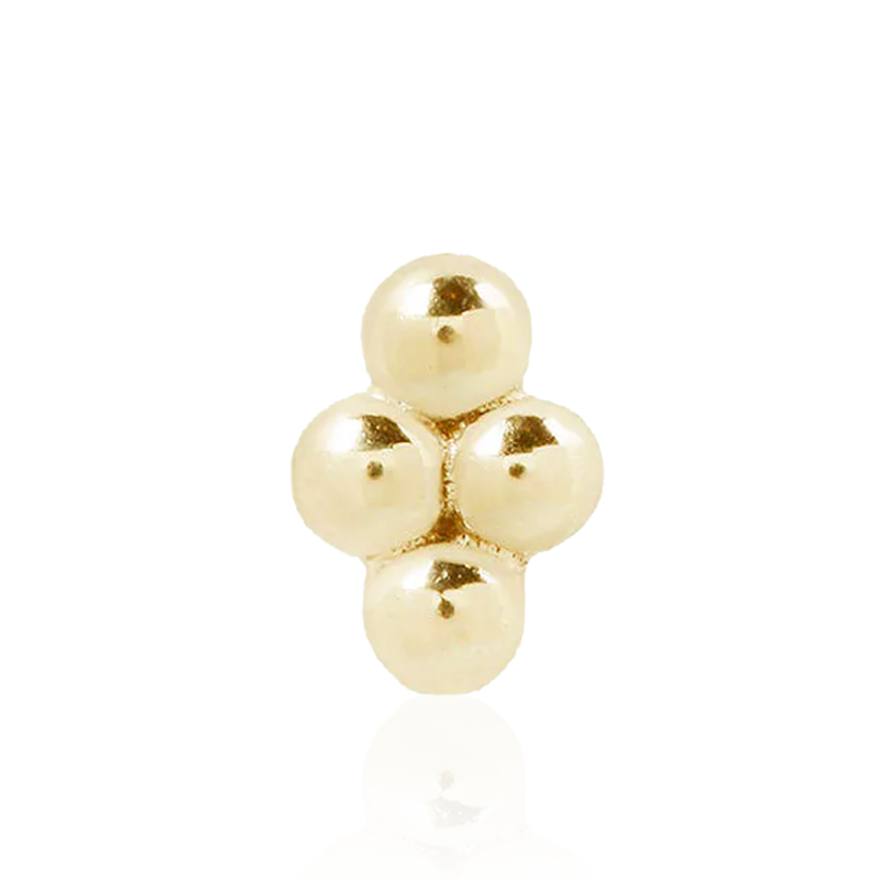 Mini 4 Bead Cluster /YG