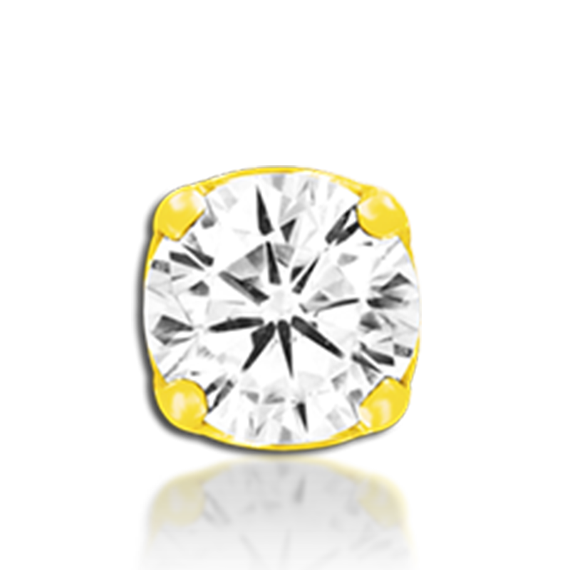 2mm Prong Set CZ /YG
