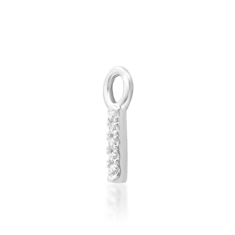 Spotlight CZ Charm /WG