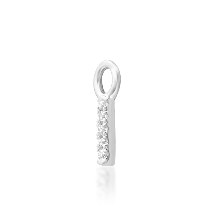 Spotlight CZ Charm /WG