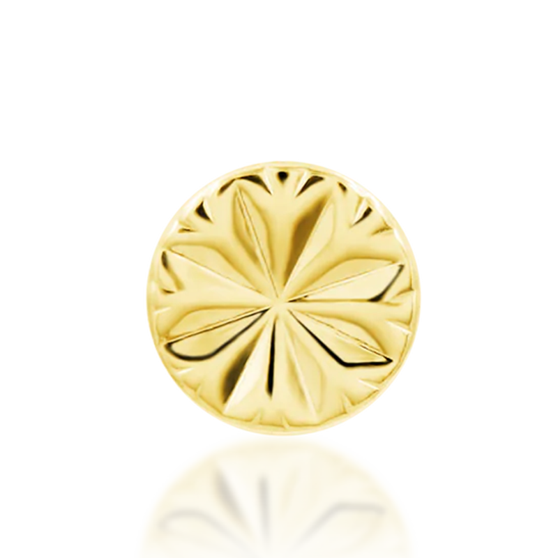 2.5mm Engraved Disk /YG