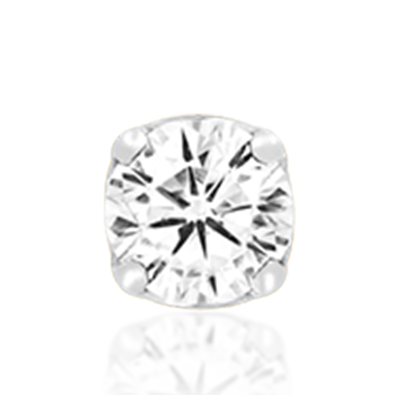 2.5mm Prong Set CZ /WG