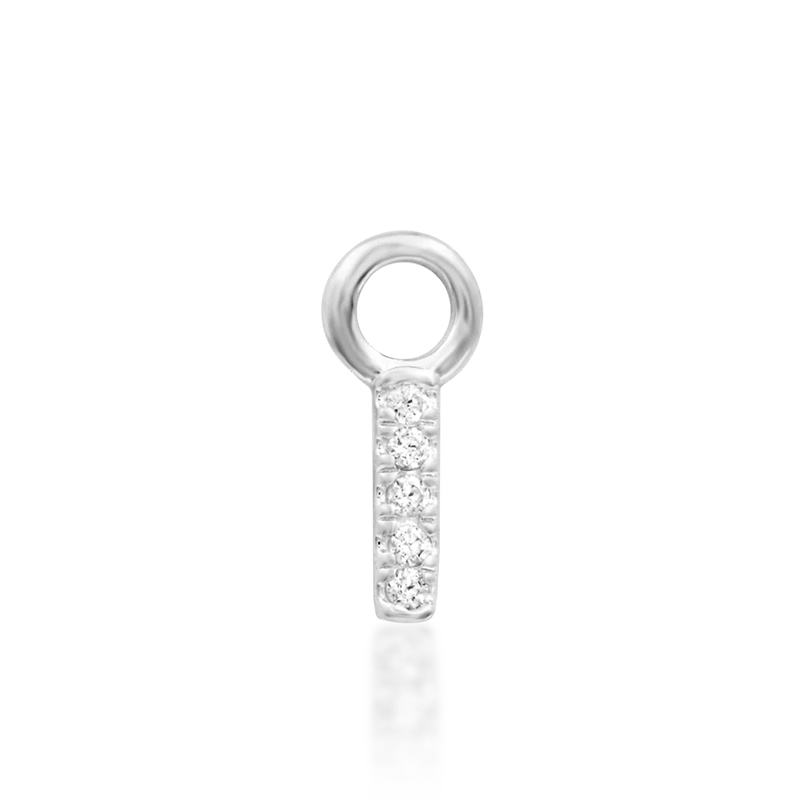 Spotlight CZ Charm /WG