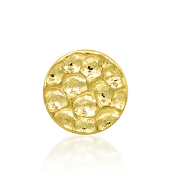 3mm Hammered Disk /YG
