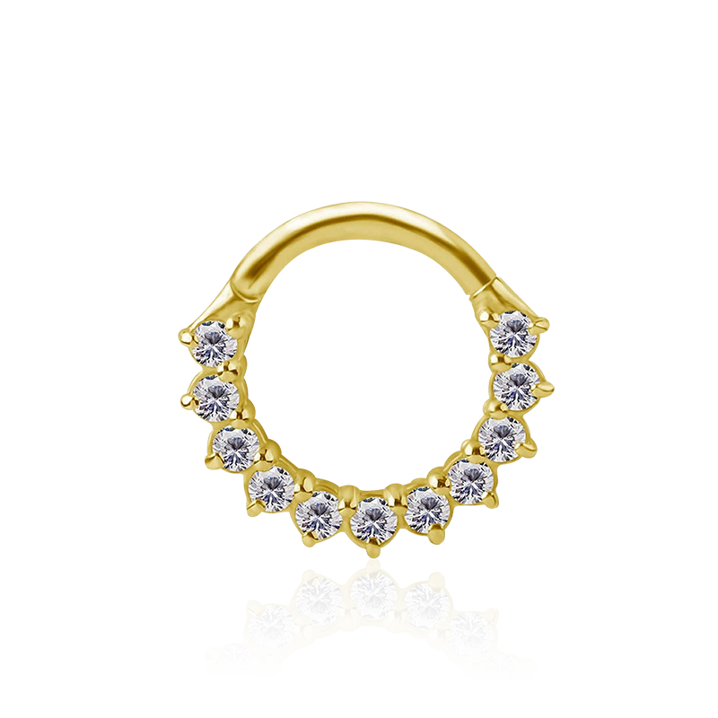 PB 1.2/8mm Serenity CZ Clicker /YG