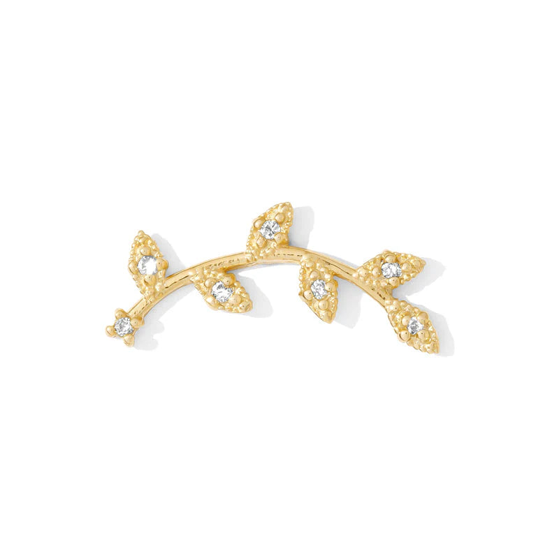 Wisteria Diamond Pin /YG