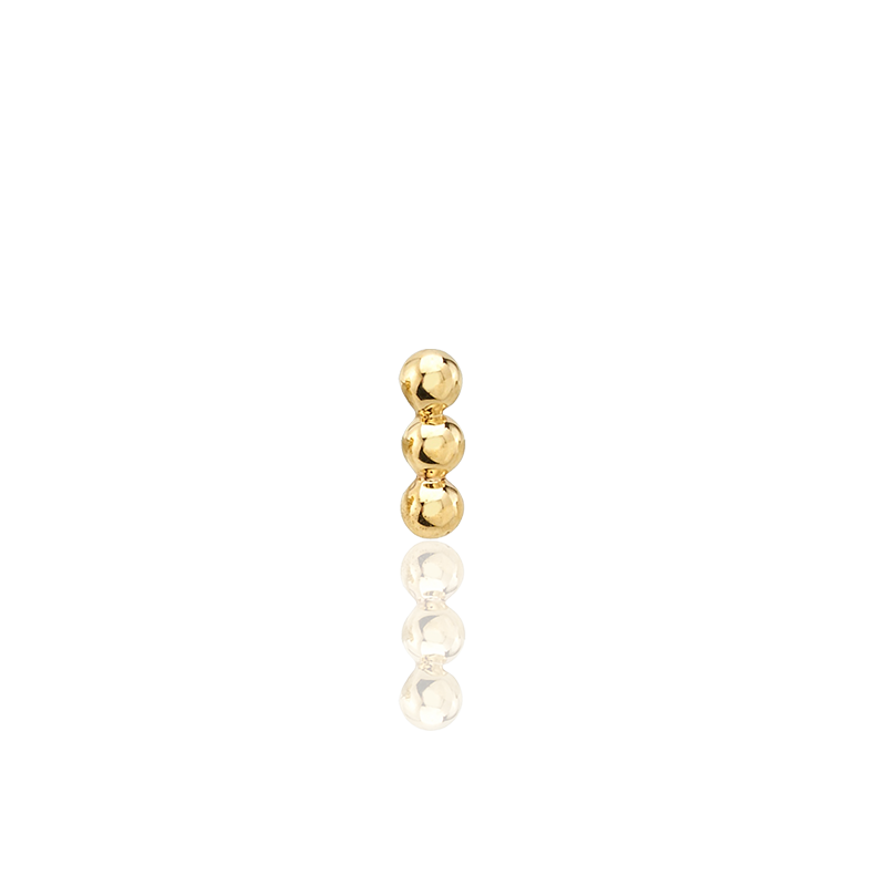 Linear Tri Bead Cluster Pin