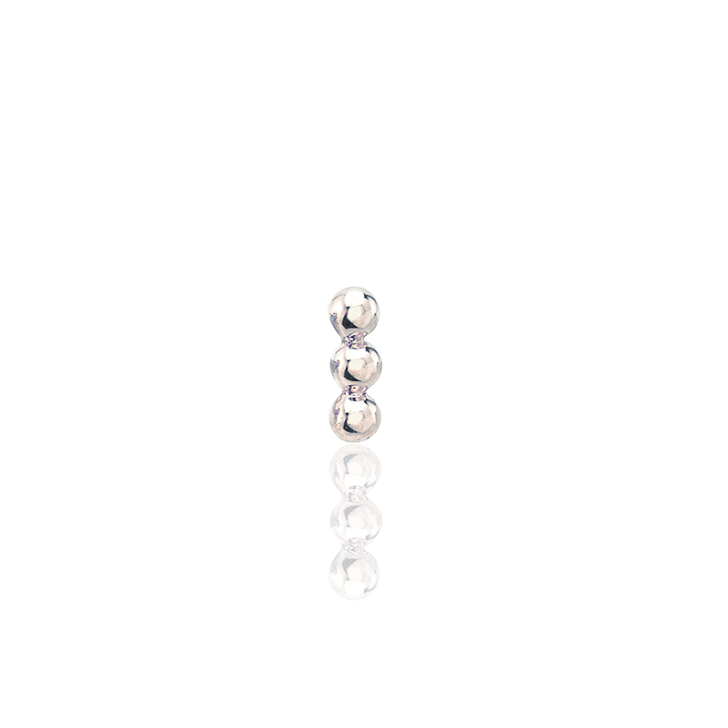 Linear Tri Bead Cluster Pin