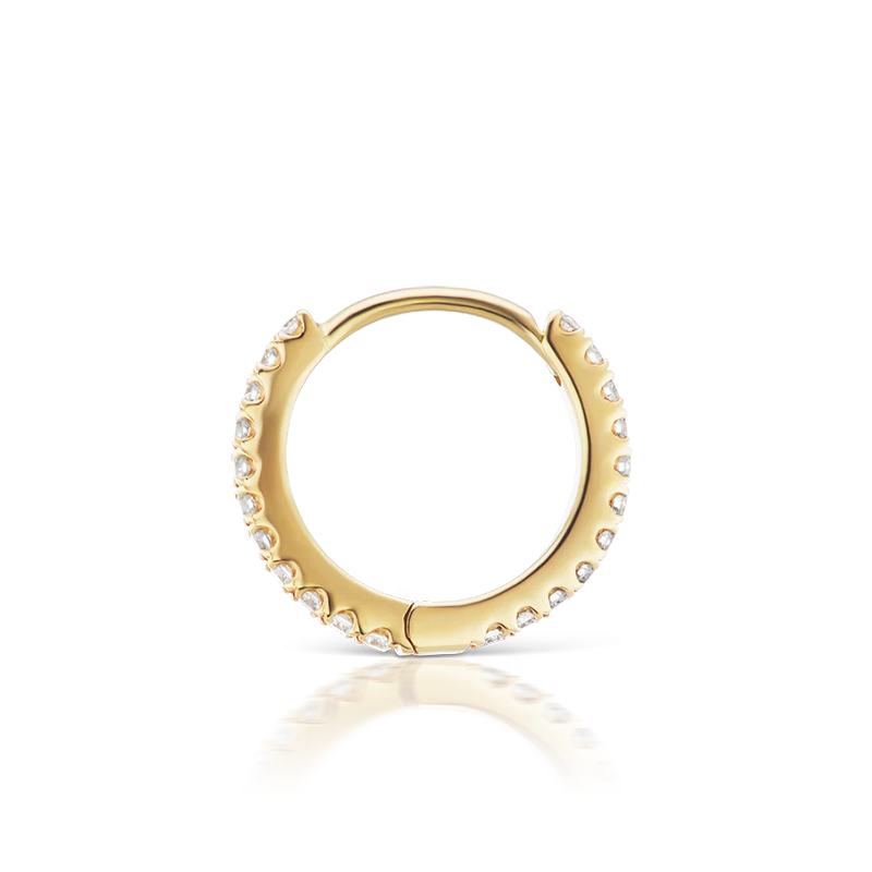 8mm Diamond Eternity Ring /YG