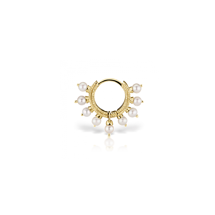 6.5mm Pearl Coronet Ring /YG