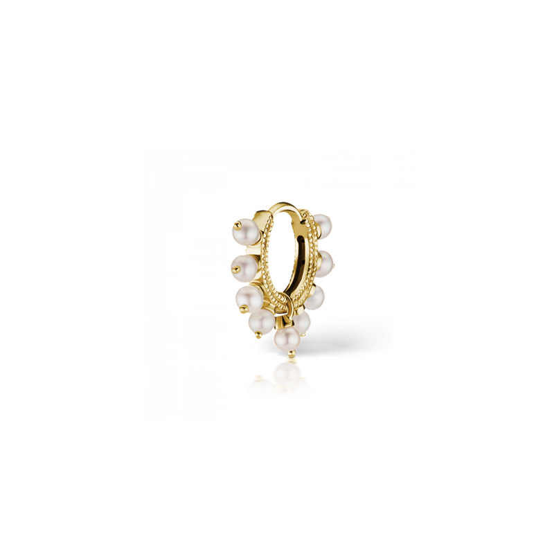 6.5mm Pearl Coronet Ring /YG