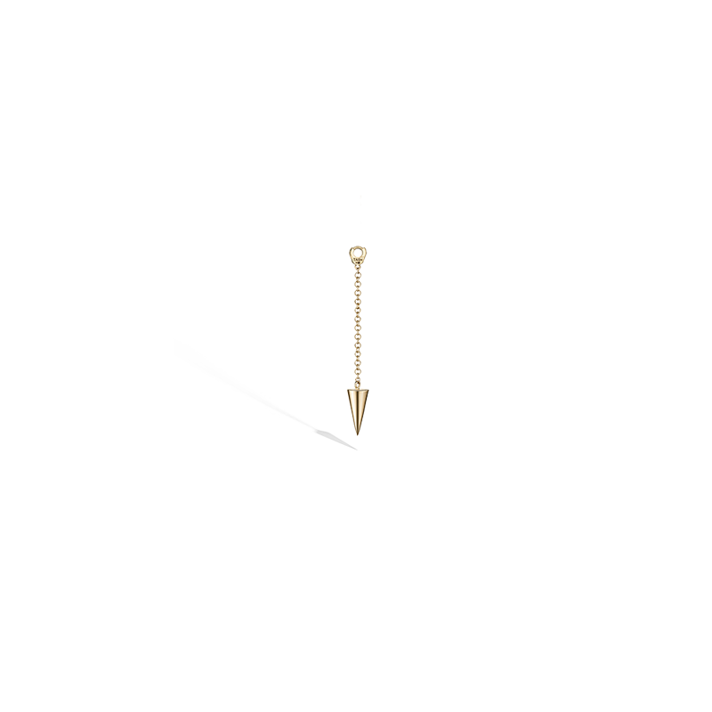 20mm Pendulum Charm with Short Spike /YG