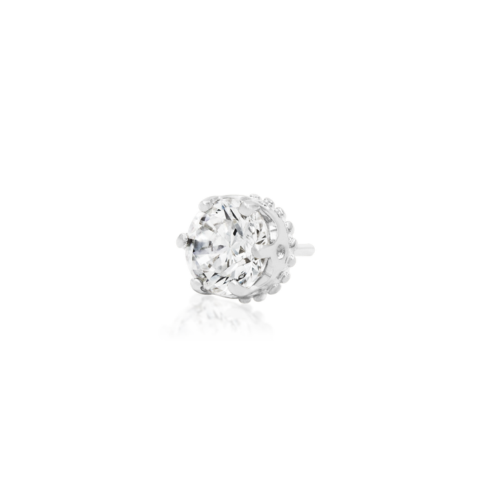 3mm Crown Set CZ /WG
