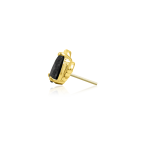 Bat with black CZ /YG
