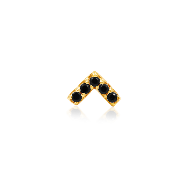 Chevron Black CZ /YG