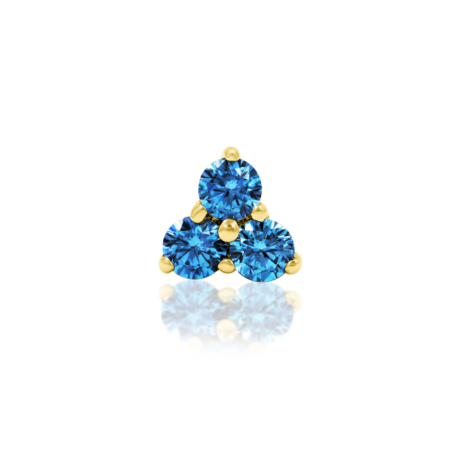 Gabbi Light Sapphire CZ /YG
