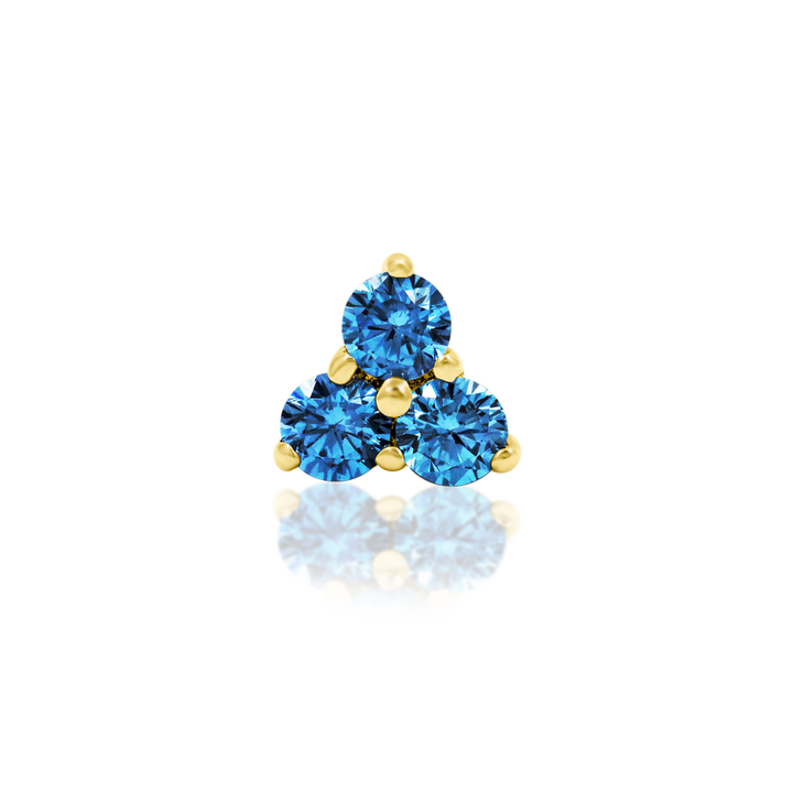 Gabbi Light Sapphire CZ /YG