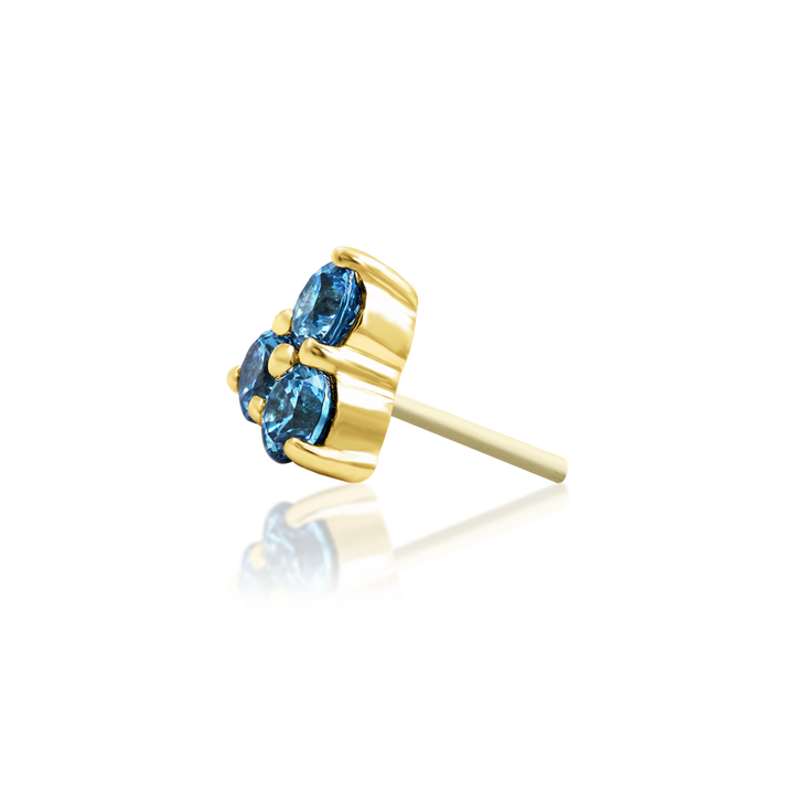 Gabbi Light Sapphire CZ /YG