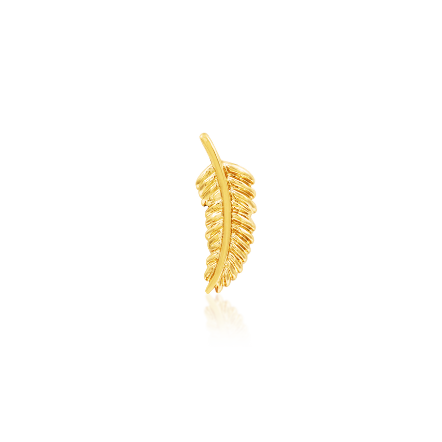 Gold Feather Quill RIGHT /YG