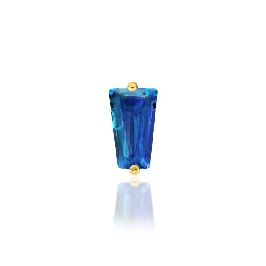 Hallie Sapphire CZ /YG
